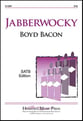Jabberwocky SATB choral sheet music cover